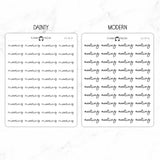 Meeting Script Stickers