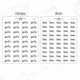 Goals Script Stickers