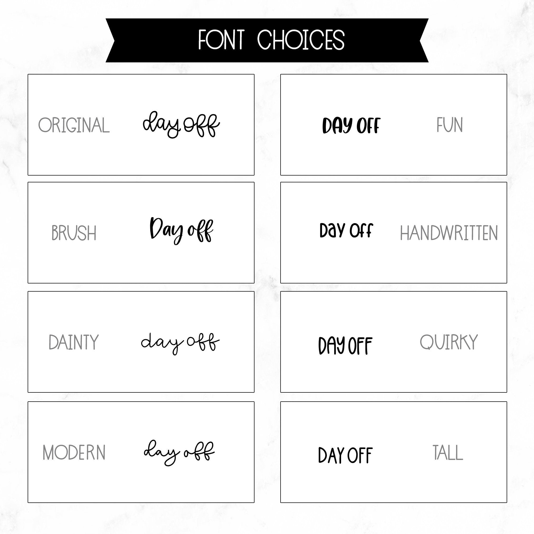 Day Off Script Stickers