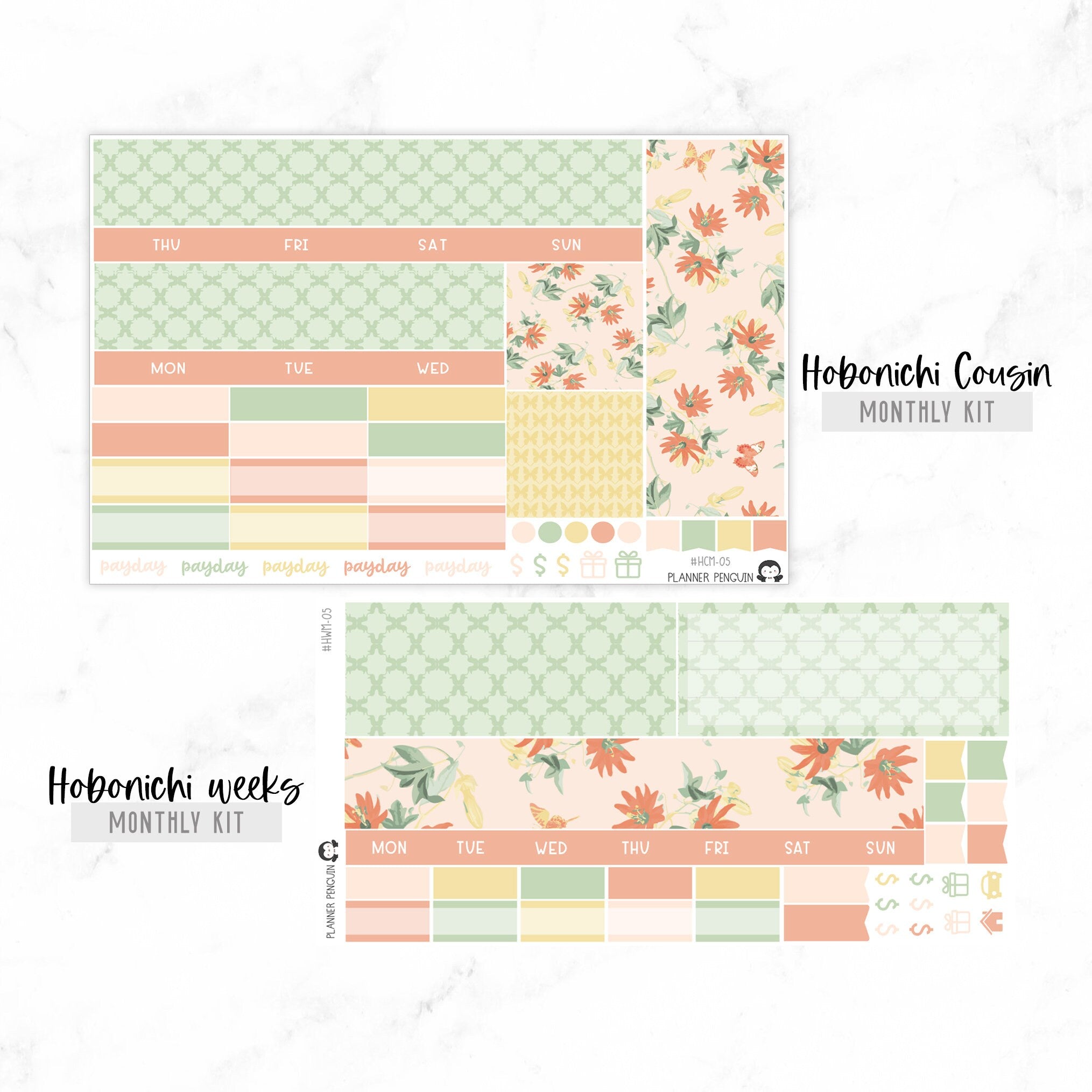 Daisy Undated Hobonichi Monthly Kit