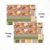 Autumn Floral Undated EC A5 Coil Monthly Kit