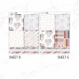 Cozy Winter A5 Daily Duo Sticker Kit