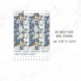 Winter Flowers A5 Daily Duo Sticker Kit