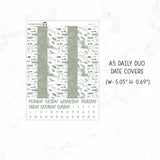 Winter Forest A5 Daily Duo Sticker Kit