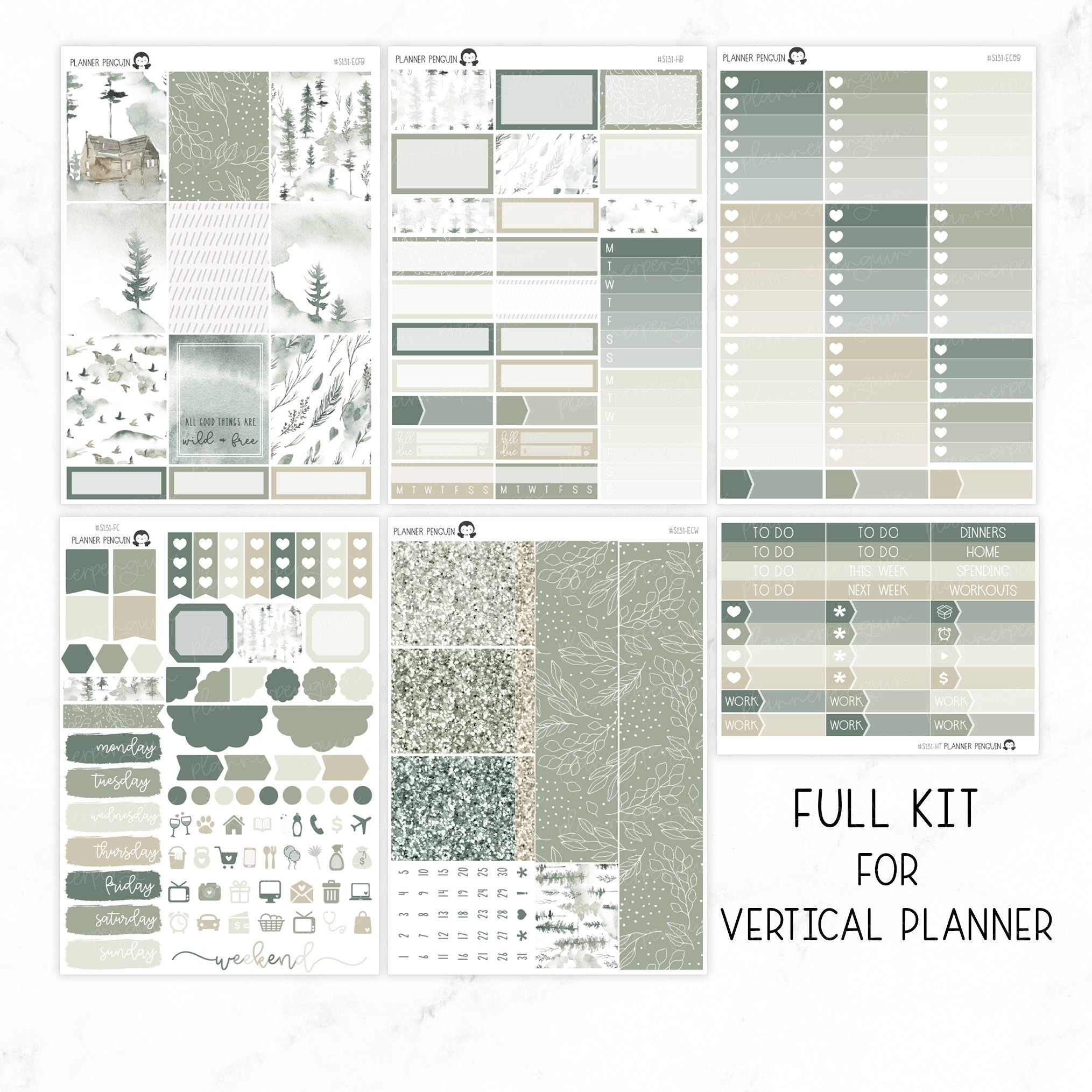 Winter Forest Weekly Kit