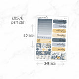 Winter Flowers Mini Weekly B6 Kit