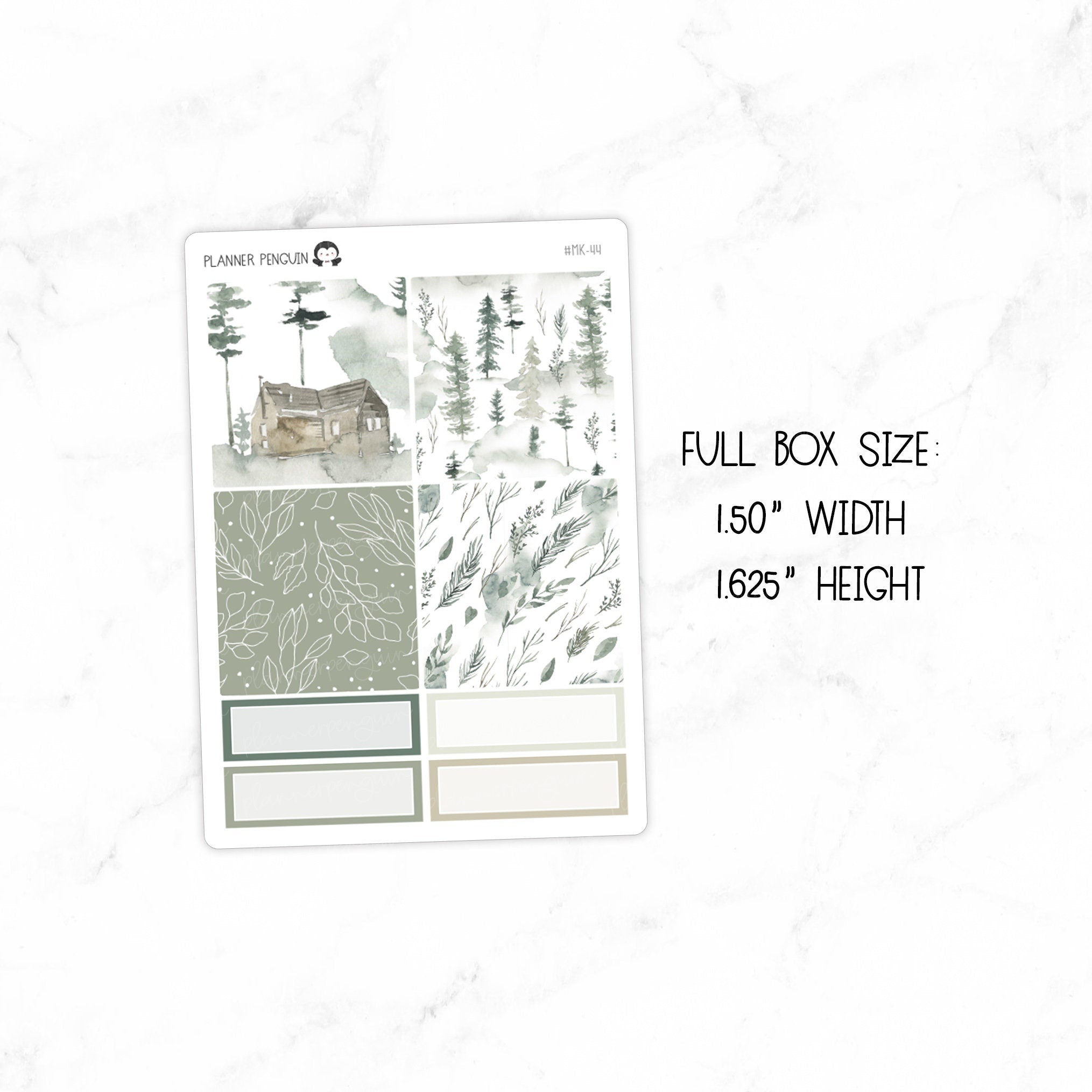 Winter Forest Mini Weekly B6 Kit