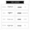 Organize Script Stickers // #SC-41