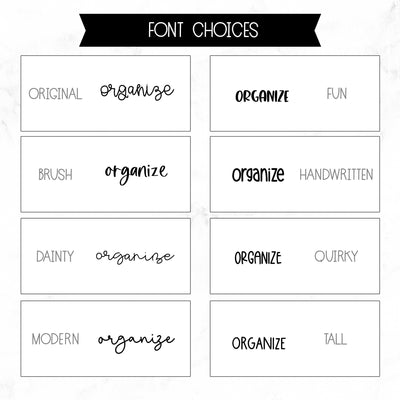 Organize Script Stickers // #SC-41