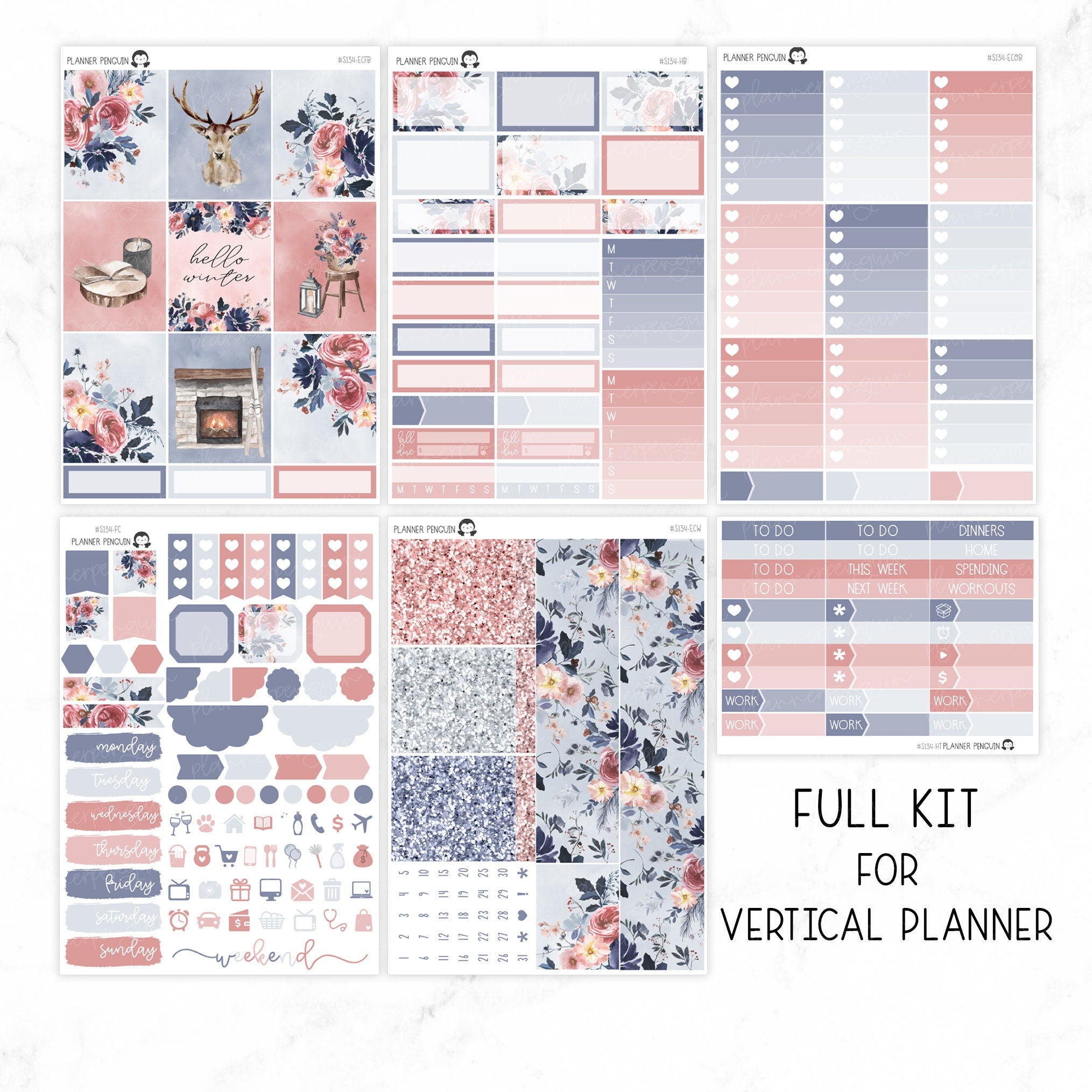 Frosty Rose Weekly Kit