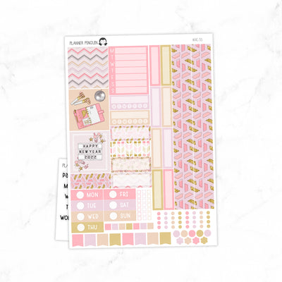 New Year Hobonichi Cousin A5 Weekly Sticker Kit// #HC-35