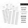 Important Script Stickers // #SC-35