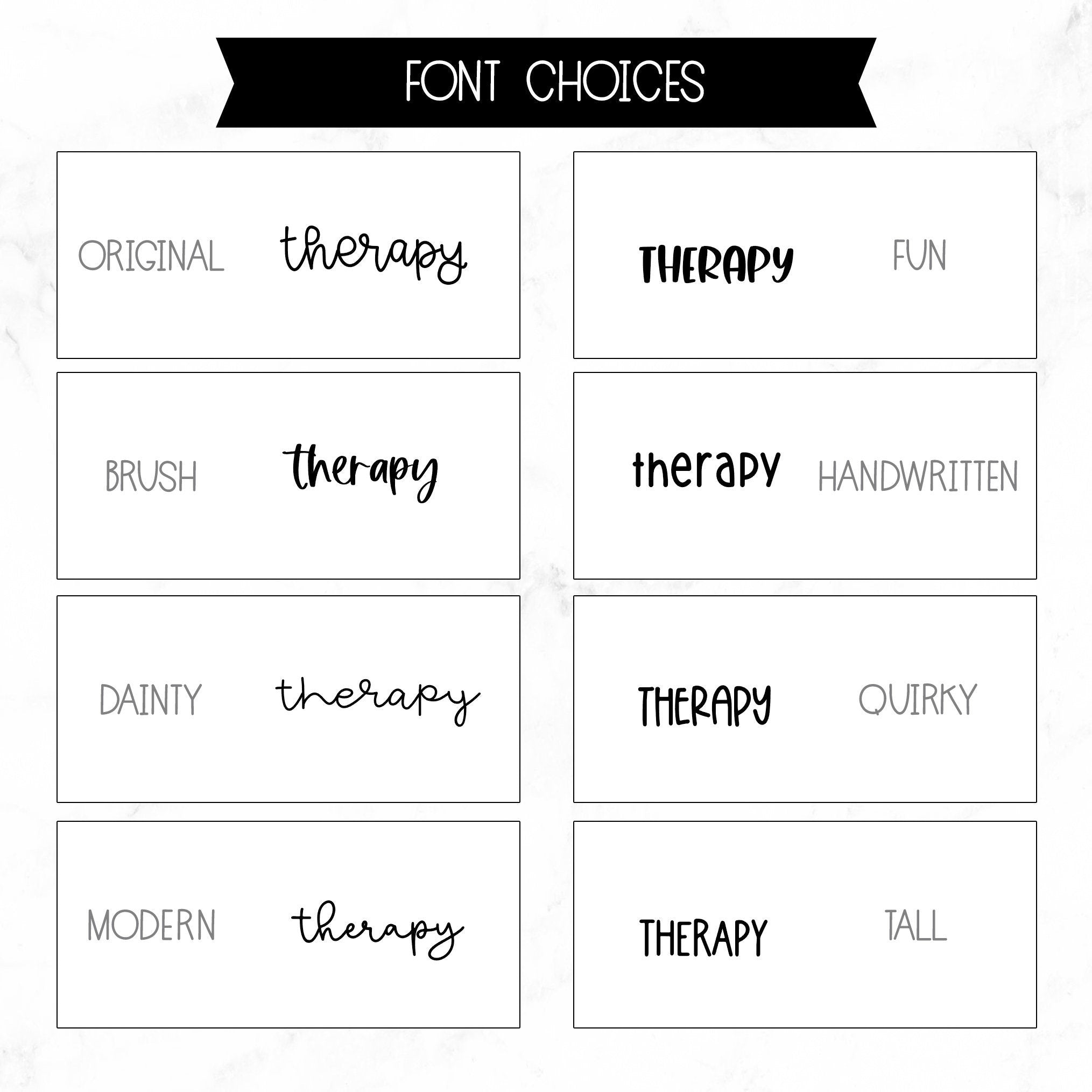 Therapy Script Stickers