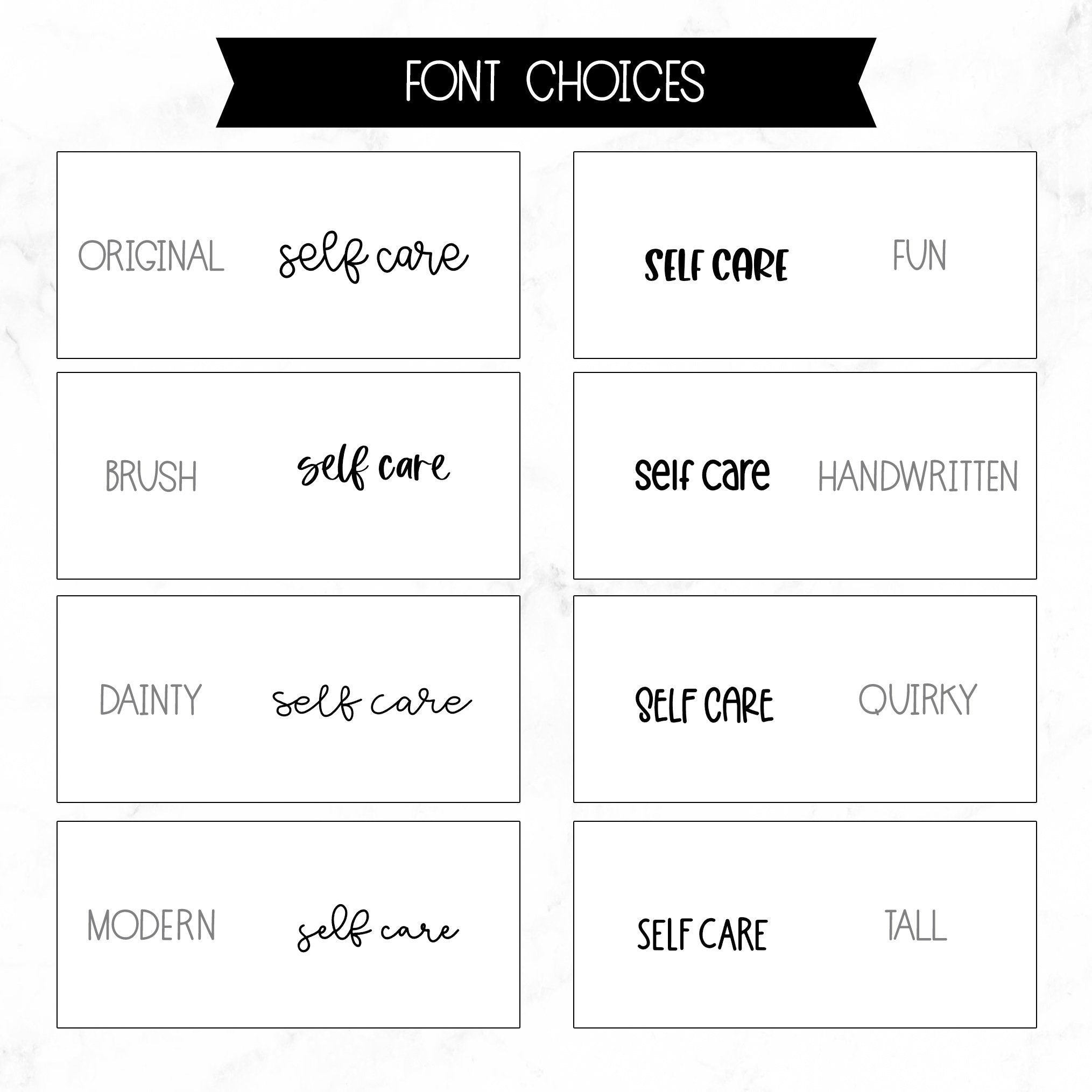 Self Care Script Stickers