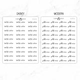 Self Care Script Stickers