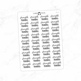 Strength Training Fitness Typography stickers