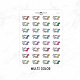 Gym Time - Icon Script Stickers // #TS-43