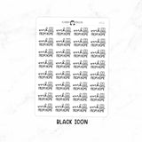 Work From Home - Icon Script Stickers