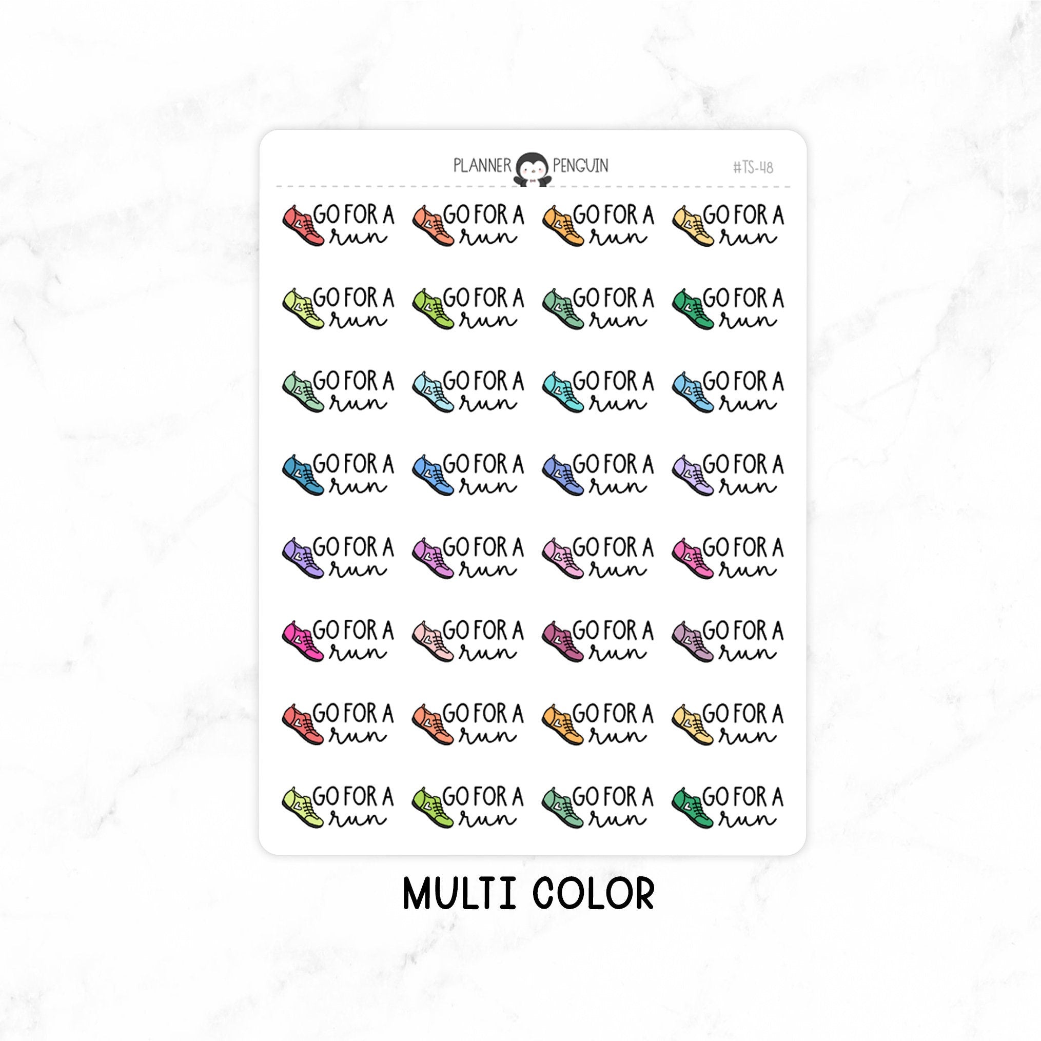 Go For A Run - Icon Script Stickers