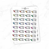 Go For A Walk - Icon Script Stickers