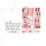 Vintage Romance Hobonichi Cousin A5 Weekly Sticker Kit// #HC-38