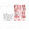 Vintage Romance Hobonichi Cousin A5 Weekly Sticker Kit    // #HC-38