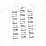 Therapy Appointment Typography stickers
