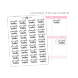 Strength Training Fitness Typography stickers