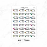 Go For A Walk - Icon Script Stickers