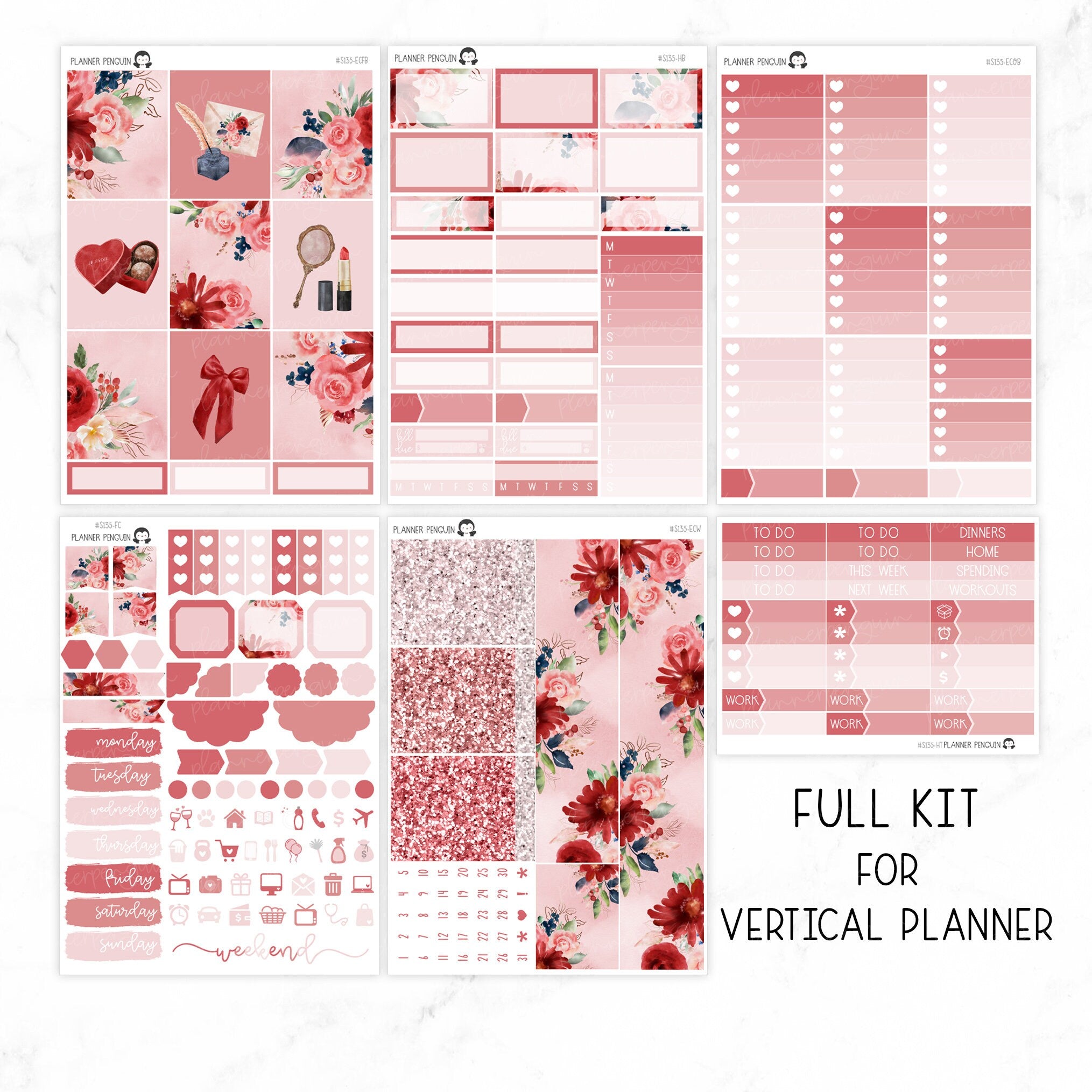 Vintage Romance Weekly Kit