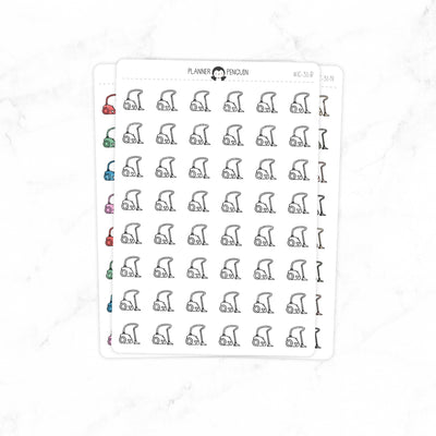 Vacuum Cleaner - Doodle Icon Stickers// #IC-31
