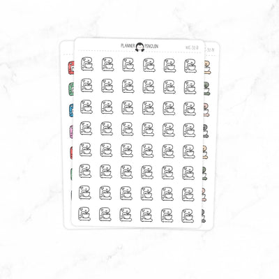 Baking Mixer - Doodle Icon Stickers// #IC-32