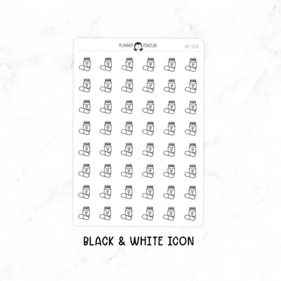 Vitamins Medication - Doodle Icon Stickers// #IC-33