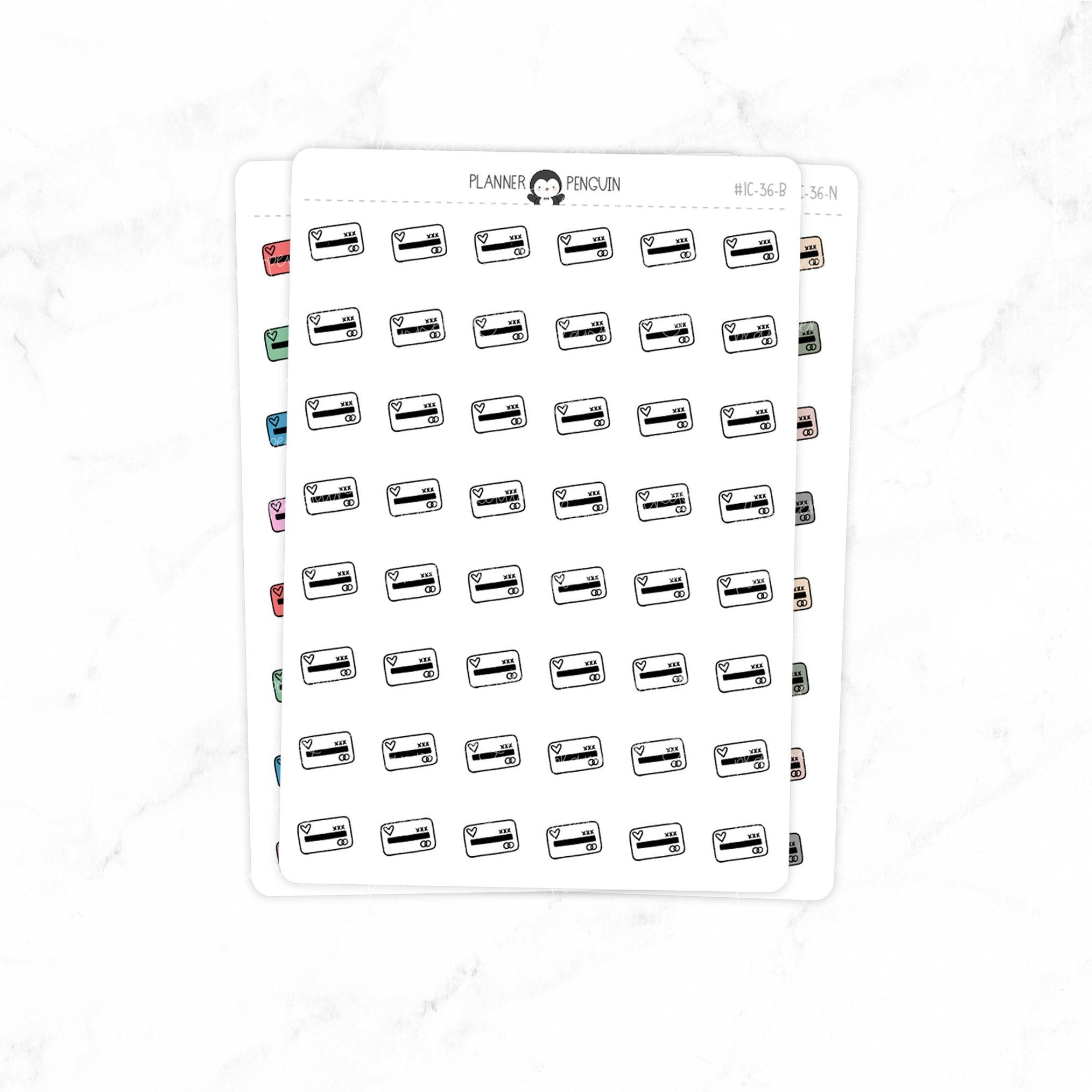 Credit Card - Doodle Icon Stickers