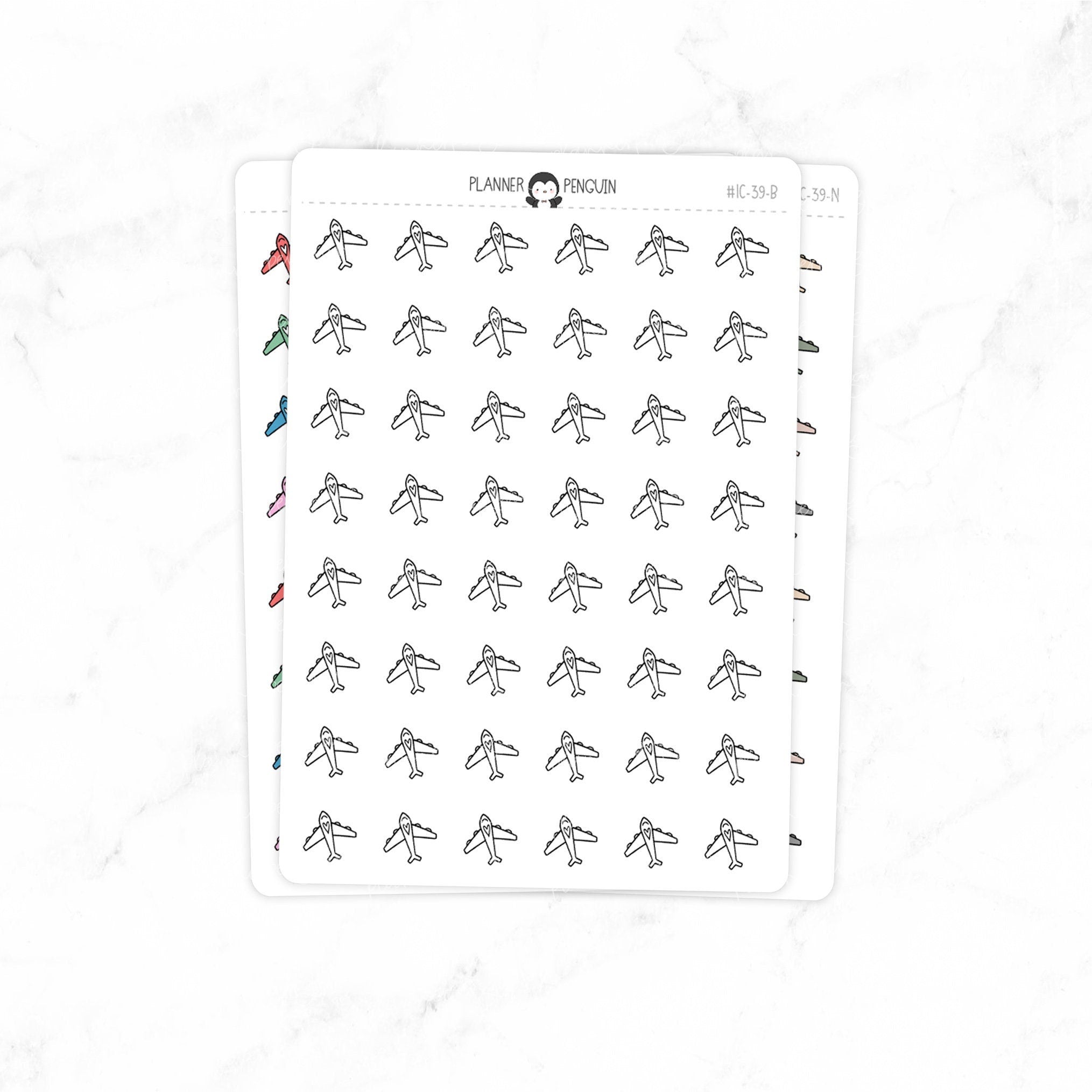 Plane - Doodle Icon Stickers