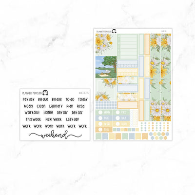 Daisy Fields Hobonichi Cousin A5 Weekly Sticker Kit// #HC-41