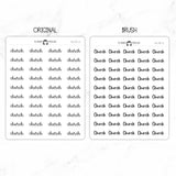 Church Script Stickers