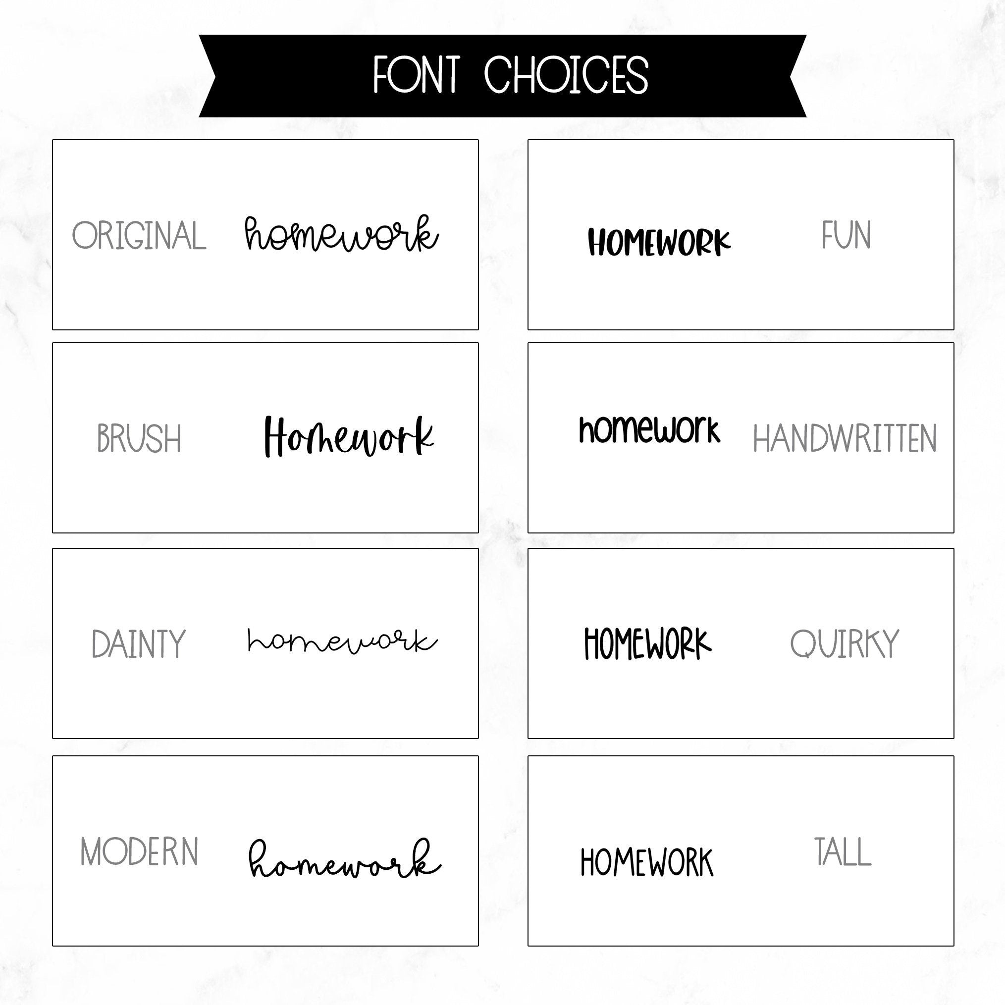 Homework Script Stickers
