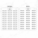 Homework Script Stickers