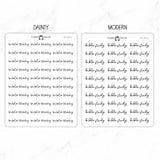 Bible Study Script Stickers